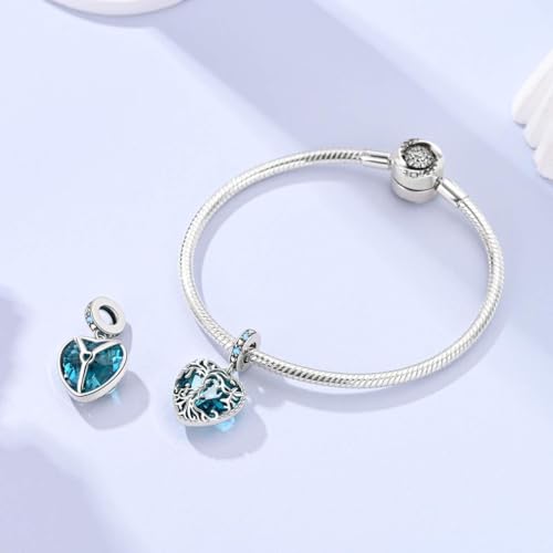 LAZA Charms for Bracelets 925 Sterling Silver Butterfly Summer Travel Ocean Lucky Charm Beads Pendant Jewelry for Women Mom3