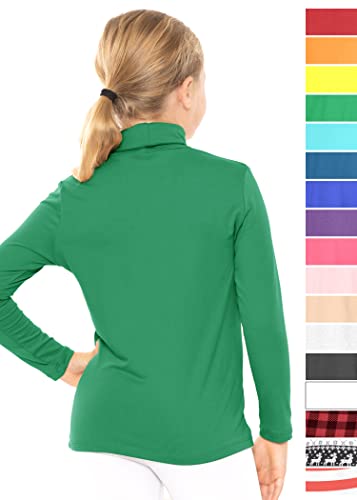 Image of STRETCH IS COMFORT Girl's Oh So Soft Long Sleeve Turtleneck | Youth Size 2-16