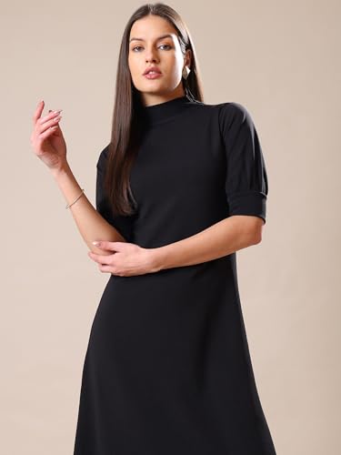 Image of PURVAJA Women's A-Line Knee Length Dress (Bely-123-130)