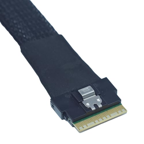 Cable Slim SAS PCIe 4.0 a 8 SATA III 50 cm miniatura 2