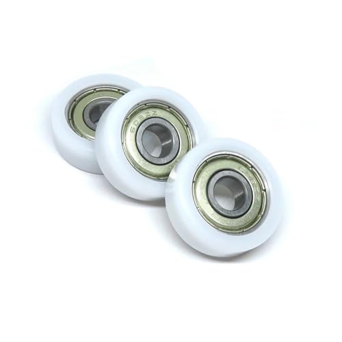 Poulie en plastique pour réparer un tiroir bloqué, lot de 10 galets nylon 28mm