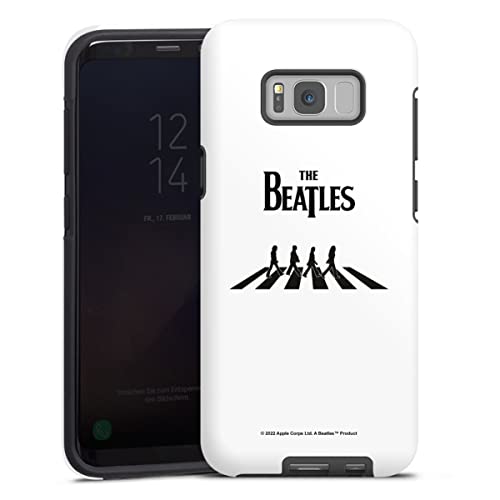 DeinDesign Coque Compatible avec Samsung Galaxy S8 Plus Coque renforcée Coque Antichoc The Beatles Abbey Road Musique - Les Beatles, Paul McCartney, John Lennon, RIngo Starr, George Harrison DeinDesign Coque Compatible avec Samsung Galaxy S8 Plus Coque renforcée Coque Antichoc The Beatles Abbey Road Musique