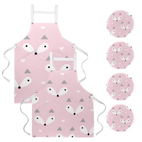 Tablier de cuisine anti taches pour nettoyage de la maison avec broches d'ajustement