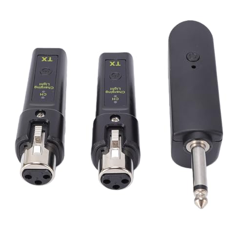 Sistema inalámbrico de micrófono XLR Yunseity, transmisor y receptor inalámbrico 2.4G con baja latencia y largo alcance, para micrófonos dinámicos y de condensador