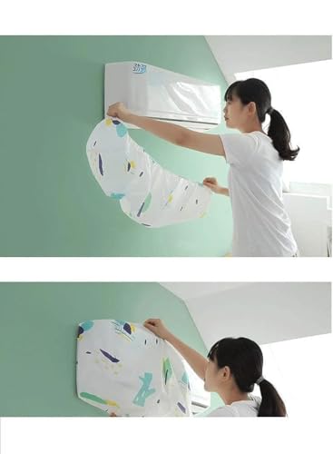 Image of Premium Work Indoor AC Dust Protection Cover Designer Summer Ac Cover for1 Ton& 1.5 Ton (38 X 12 X 9 inch )multicolour