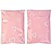 DOCTT Mailers - Poly Mailers 6x9-3.15Mil 100 Pack - Envelopes 6x9 - Poly Bags for Shipping 6x9 - Shipping Bags (Pink Heart)
