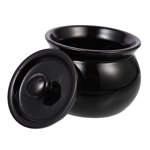 TOPPERFUN Tazón de Sopa de Cerámica de Olla Multifuncional para Guisos para Uso Diario y Preparación de Comidas Casa Caja