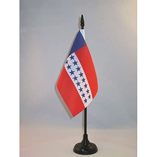 AZ FLAG - Tischflagge Tuamotu-Archipel - 15x10 cm - Tuamotu Tischfahne 10 x 15 Cm - Flaggen