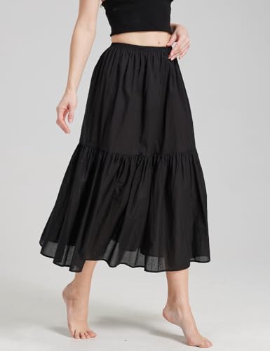Image of BEAUTELICATE Half Slip Skirt Extender 100% Cotton Vintage Underskirt