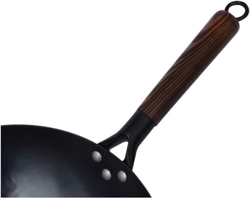 Wok de hierro 34 cm con asas y antiadherente miniatura 2