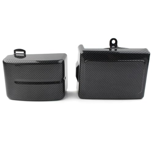 Couvercle de batterie résistant pour Dyna Street Bob cache carénage ABS carbone - 2