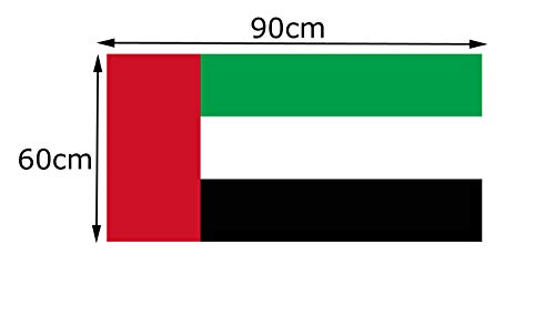 SKT UAE FLAG ASSORTED (flag with stick 90x60cm)