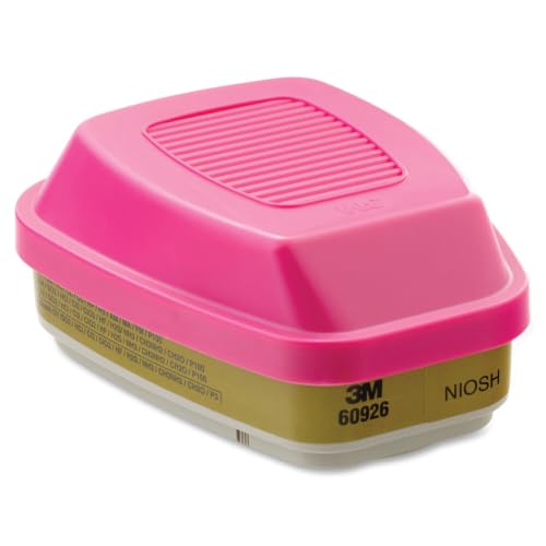 Image of 3M P100 Respirator Cartridge /Filter 60926, NIOSH Approved, 1 Pair