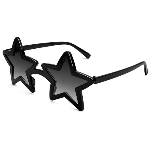 Image of VANLINKER Colorful Star Shape Sunglasses lovely cute sun glasses Party Glasses VL9839