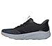 Skechers Men's Go Run Now Starfuse Hands Free Slip-Ins Sneaker, Black/Gray, 11