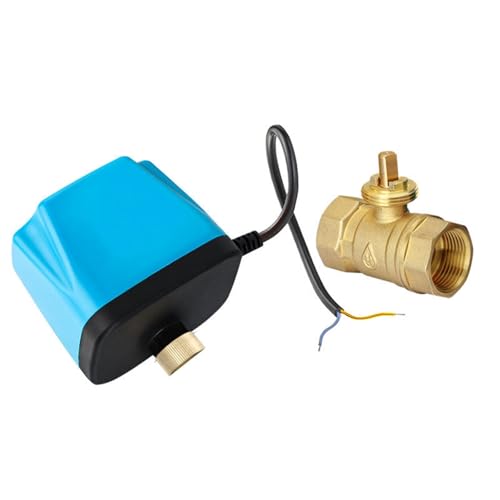 Vanne motorisée AC220V DN40 à 2 voies en laiton pour régulation d'eau - 5
