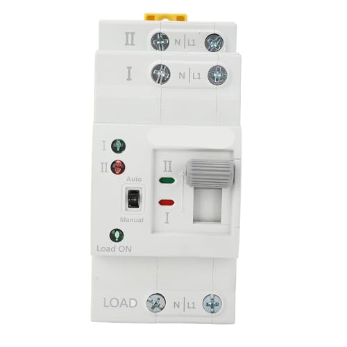Dual Power Automatic Transfer Switch 2P 16A ATS PC Material Generator Umschalter Elektrische Wahlschalter (220VAC)