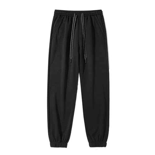Men's Pants Knit Casual Autumn Youth Loose Cuffed Sport Sweat Trouser for Men