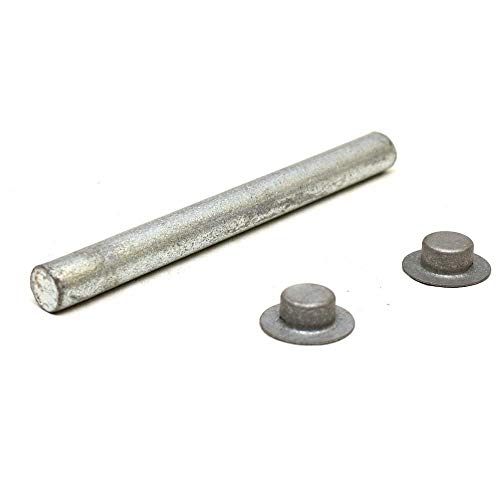 Valmar Boat Roller Shaft Kit 80852 | 5/8 x 5 1/4 Inch Zinc Plated Steel