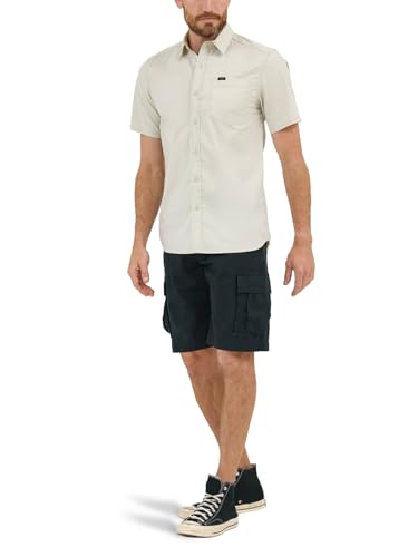 Lee Extreme Motion Carolina Cargo-Shorts für Herren, Schwarzer Ripstop, 49 – Ansicht 4