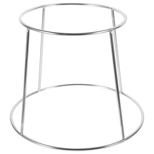 Hemoton Stainless Steel Griddle Seafood Display Stand Seafood Tray and
