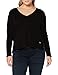 Produktbild G-STAR RAW Damen T-Shirt Core Straight V-Neck, Dk Black 4107-6484, Small