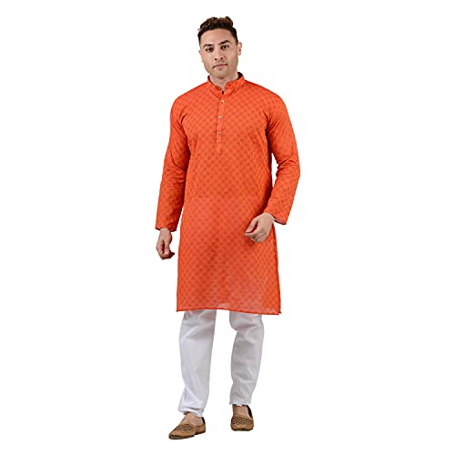 Image of Maharaja Shirt Men's Cotton Kurta Pyjama