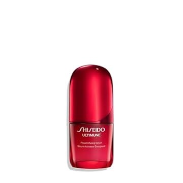 Shiseido Ultimune Power Infusing Serum – 30 ml – Sérum facial inovador e leve – Aumenta o brilho e melhora os sinais visíveis de envelhecimento – Todos os tipos de pele – Não comedogênico