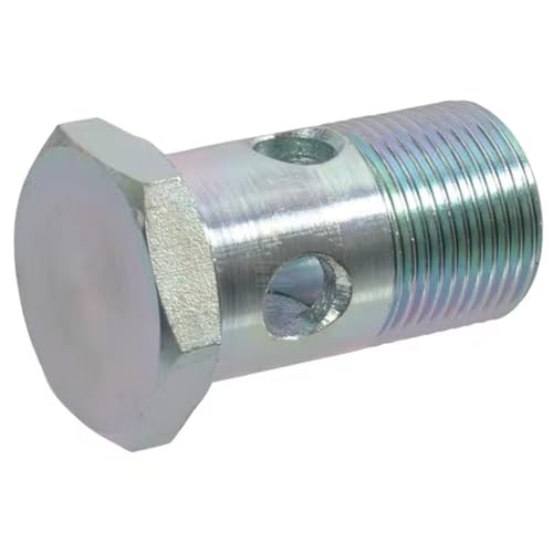 cyclingcolors Banjon-Hohlschraube mit Außengewinde BSP 3/8 Zoll DIN 7623, Anschlussflüssigkeit, Kohlenwasserstoff-Hydraulik, Benzinentladung, universell