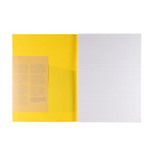 Cahier Fabriano Ecoqua Plus A4 ligné jaune au bureau ou en réunion - 8