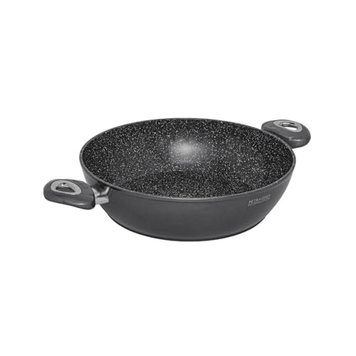 Aeternum, Petragres Ecosolution, Tegame Antiaderente, Diametro 28 cm, Full Induction, Adatto all'Induzione, Rivestimento PFAS FREE, Grigio scuro