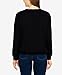 Alfred Dunner Women's Lovebirds Heart Wreath Pullover Sweatshirt Size S Black