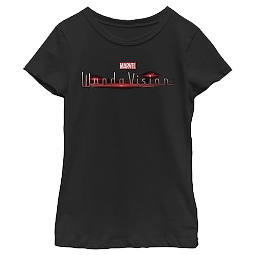 T-shirt Marvel Wanda Vision fille noir XL aux finitions soignées et durables