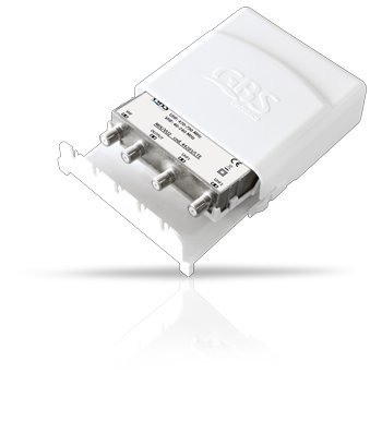 MIX/VU 2 -LTE-MISCELATORE DA PALO VHF E 2 UHF con attacco F COMPLETO DI di SCATOLA PER ESTERNO E ATTACCO A PALO - CON FILTRO LTE