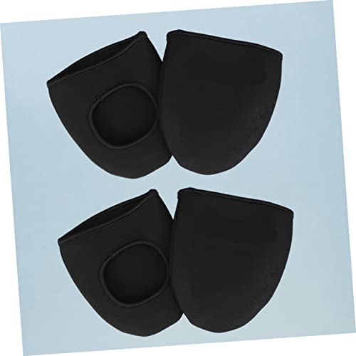 2 pares de cubrezapatos para bicicleta con soporte para teléfono, calentadores de gel, cubre zapatos para ciclismo de ruta, cubrezapatos para pedales y asiento, cubrezapatos exteriores para bicicleta con luces delanteras y traseras recargables miniatura 2