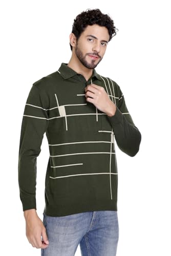 Image of In Love Men's Cotton Blend Warm Winter Wear Top Full Sleeves