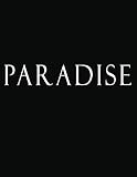 Paradise: Black and White Decorative Book to Stack Together on Coffee Tables, Bookshelves and Interior Design | Add Bookish Charm Decor to Your Home | ... Your unique Fashion Design style | Paradise