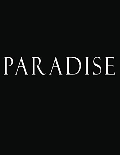 Paradise: Black and White Decorative Book to Stack Together on Coffee Tables, Bookshelves and Interior Design | Add Bookish Charm Decor to Your Home | ... Your unique Fashion Design style | Paradise