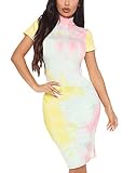 Women's Casual Tie-Dye Dress