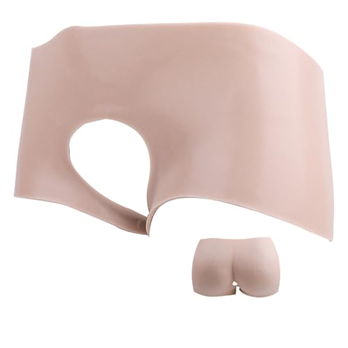 Silicone Buttocks Shapewear Gaff Underwear,Cross Dresser Male to Female Hip Pads with Butt Pads Sissy Outfits for Crossdressers
