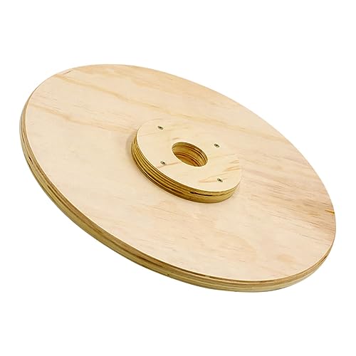 ibasenice Changeable Weight Plates Wooden Bumper Plates for Strength Training Equipment