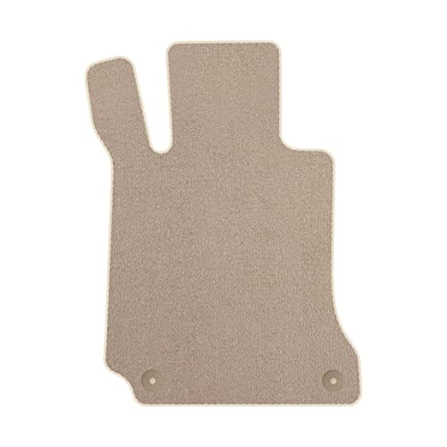 Alfombrilla Mercedes Clase E C207 beige terciopelo para viajes en familia