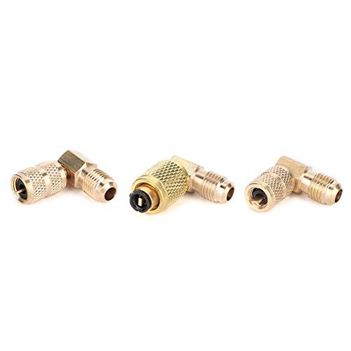 Kit d'adaptateur de connecteur de réfrigération Suuonee, 8 pièces/ensemble de tuyaux de l'adaptateur de connecteur de réfrigération R-12A/C pour la climatisation R134A R12
