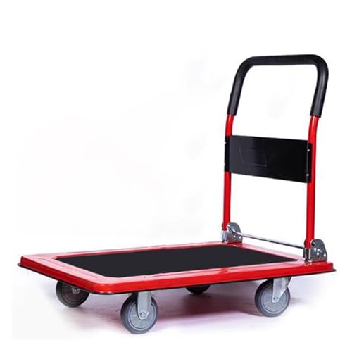 Carrito de plataforma plegable rojo 93x63x88 cm miniatura 2