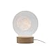 Produktbild LRHD kreative 3D-Mond-Nachtlicht-Lampe USB-Button Switch dekorative Innenbeleuchtung for Baby-Raum-Lichter Tischlampe