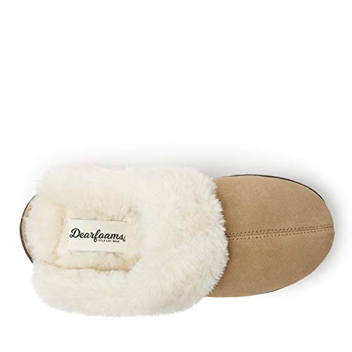 Dearfoams Men's Suede Closed Toe Scuff Slipper4