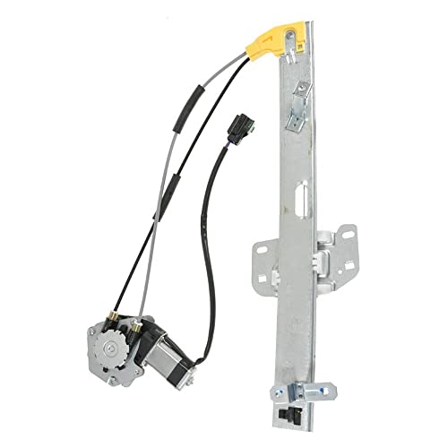 Image of TRQ Front Right Power Window Regulator & Motor Assembly Passenger Side Compatible with 1997-2001 Jeep Cherokee