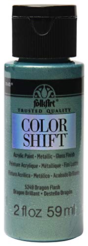 Image of FolkArt Color Shift Acrylic Paint, 2 Ounce, Dragon Flash 2 Fl Oz