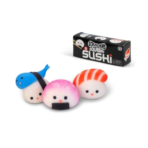Tobar Scrunchems Sushi Squish Ball - Stress Relief Squeeze Ball Toy