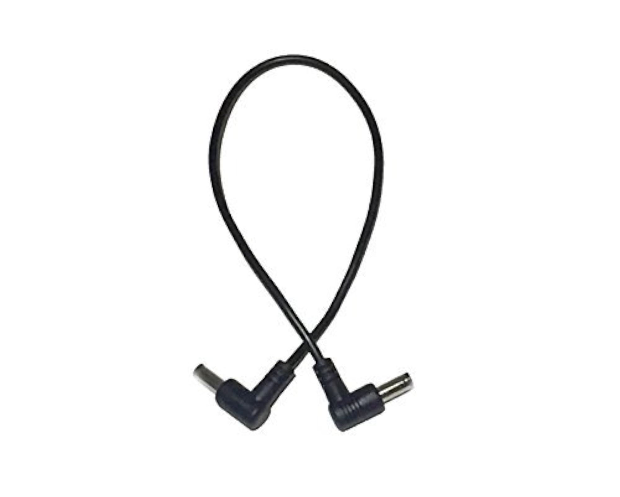 (5) Pack 1 foot Right Angle DC Power 5.5mm x 2.1mm Patch Cables Wire Male Male